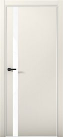 Изображение товара Межкомнатная дверь с экошпоном Aurum Doors Паладий Pd 7 Магнолия Al White Белый лакобель