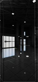 Изображение товара Межкомнатная дверь с экошпоном Aurum Doors Платина Pt 2 Crystall Black Black Edition