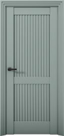 Изображение товара Межкомнатная дверь с экошпоном Aurum Doors Никель Ni 2 Deep Green