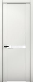 Изображение товара Межкомнатная дверь с экошпоном Aurum Doors Кобальт Co 06 Милк Белый лакобель