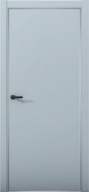 Изображение товара Межкомнатная дверь с экошпоном Aurum Doors Паладий Pd 1 Deep Blue Анодированная кромка Al