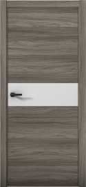 Изображение товара Межкомнатная дверь с экошпоном Aurum Doors Плутоний Pu 5 Дуб Миндаль Кромка ABC Манхэттен