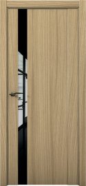 Изображение товара Межкомнатная дверь с экошпоном Aurum Doors Кобальт Co 7 Дуб Светлый Черный лакобель