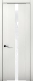 Изображение товара Межкомнатная дверь с экошпоном Aurum Doors Кобальт Co 08 Милк Белый лакобель