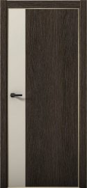 Изображение товара Межкомнатная дверь с экошпоном Aurum Doors Плутоний Pu 6 Дуб Темный Gold Edition Силк Грей