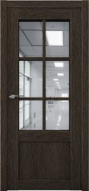 Изображение товара Межкомнатная дверь с экошпоном Aurum Doors Кобальт Co 21 Дуб Темный Зеркало