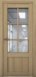 Изображение товара Межкомнатная дверь с экошпоном Aurum Doors Кобальт Co 21 Дуб Светлый Зеркало