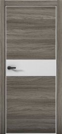 Изображение товара Межкомнатная дверь с экошпоном Aurum Doors Плутоний Pu 5 Дуб Миндаль Al White Манхэттен
