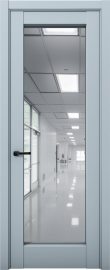 Изображение товара Межкомнатная дверь с экошпоном Aurum Doors Кобальт Co 42 Deep Blue Зеркало