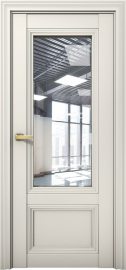 Изображение товара Межкомнатная дверь с экошпоном Aurum Doors Кобальт Co 34 Магнолия Прозрачное стекло