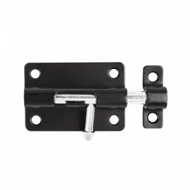 Изображение товара Шпингалет мебельный металлический SPD60х30 BL черный