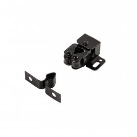 Изображение товара Защелка роликовая металлическая ZLR32х26 BL черный