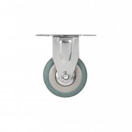 Изображение товара Опора колесная прямоходная с площадкой WL/BN-50R/100 kg резина