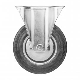 Изображение товара Опора колесная прямоходная с площадкой WL/BN-160R/140 kg резина