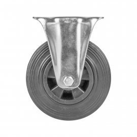 Изображение товара Опора колесная прямоходная с площадкой WL/BN-125R/110 kg резина