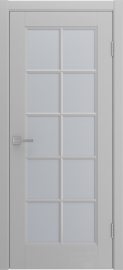 Изображение товара Межкомнатная эмалированная дверь Liga Arte Amore светло-серый остекленная