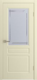 Изображение товара Межкомнатная эмалированная дверь Liga Arte Belle жемчуг остекленная