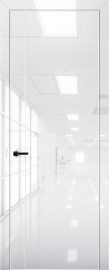 Изображение товара Межкомнатная дверь с экошпоном Aurum Doors Платина Pt 10 Crystall White Al White