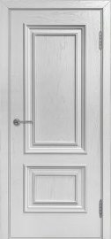 Изображение товара Межкомнатная шпонированная дверь Avidoor Муза Ясень белая эмаль Глухая