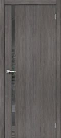 Изображение товара Межкомнатная дверь с эко шпоном MR.WOOD Браво-1.55 Grey Melinga глухая