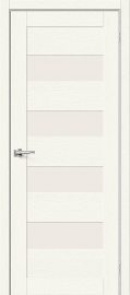 Изображение товара Межкомнатная дверь Браво-23 White Wood остекленная