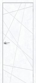 Изображение товара Межкомнатная эмалированная дверь Браво Граффити-5 Snow Art глухая