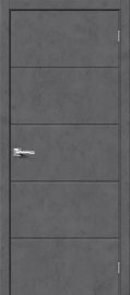 Изображение товара Межкомнатная дверь с эко шпоном Mr.Wood Граффити-1 Slate Art глухая
