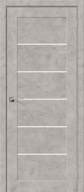 Изображение товара Межкомнатная дверь с эко шпоном el`PORTA Легно-22 Grey Art остекленная