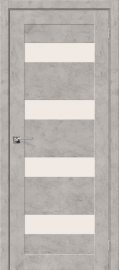 Изображение товара Межкомнатная дверь с эко шпоном el`PORTA Легно-23 Grey Art остекленная