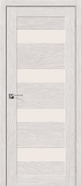 Изображение товара Межкомнатная дверь с эко шпоном el`PORTA Легно-23 Chalet Blanc остекленная