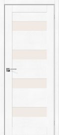 Изображение товара Межкомнатная дверь с эко шпоном el`PORTA Легно-23 White Softwood остекленная