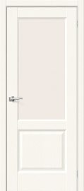 Изображение товара Межкомнатная дверь Браво Неоклассик-33 White Wood остекленная (ст. Magic Fog)