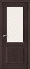 Изображение товара Межкомнатная дверь с эко шпоном Порта-63 Cappuccino Veralinga остекленная