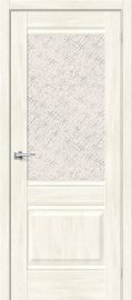 Изображение товара Межкомнатная дверь с эко шпоном Прима-3 Nordic Oak остекленная