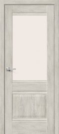 Изображение товара Межкомнатная дверь с эко шпоном Прима-3 Chalet Provence остекленная (ст. Magic Fog)