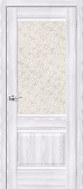 Изображение товара Межкомнатная дверь MR.WOOD Прима-3 Riviera Ice остекленная (ст. White Cross)