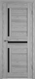 Изображение товара Межкомнатная дверь VFD (ВФД) Line 16 Grey P Black Gloss