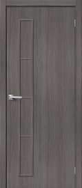 Изображение товара Межкомнатная дверь с эко шпоном Браво Тренд-3 Grey Veralinga глухая