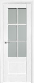 Изображение товара Межкомнатная дверь с эко шпоном Profildoors Пекан Белый 103Х ст.матовое