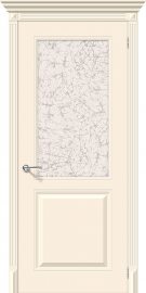 Изображение товара Межкомнатная эмалированная дверь Браво Блюз К-14 (Крем) остекленная