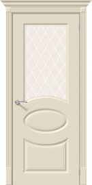 Изображение товара Межкомнатная эмалированная дверь Браво Скинни-21 Cream остекленная