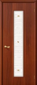 Изображение товара Межкомнатная ламинированная дверь Браво 25Х Л-11 (ИталОрех) остекленная