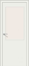 Изображение товара Межкомнатная ламинированная дверь Браво Гост-13 Л-23 (Белый) остекленная