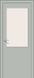 Изображение товара Межкомнатная ламинированная дверь Браво Гост-13 Л-16 (Серый) остекленная