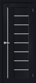 Изображение товара Межкомнатная ламинированная дверь Браво-29 Black Mix остекленная