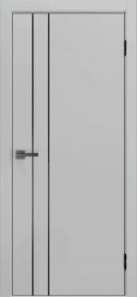 Изображение товара Межкомнатная дверь с эко шпоном Luxor ДП-58 Silver Gray