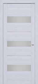 Изображение товара Межкомнатная ульяновская дверь Regidoors New line 226 серый шелк Ral 7047 остекленная