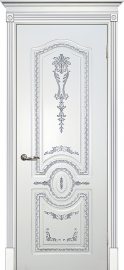 Изображение товара Межкомнатная ульяновская дверь Текона Смальта 11 Белый RAL 9003 глухая