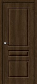 Изображение товара Межкомнатная дверь с ПВХ-пленкой Браво Скинни-14 dark barnwood глухая
