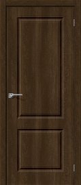 Изображение товара Межкомнатная дверь с ПВХ-пленкой Браво Скинни-12 dark barnwood глухая